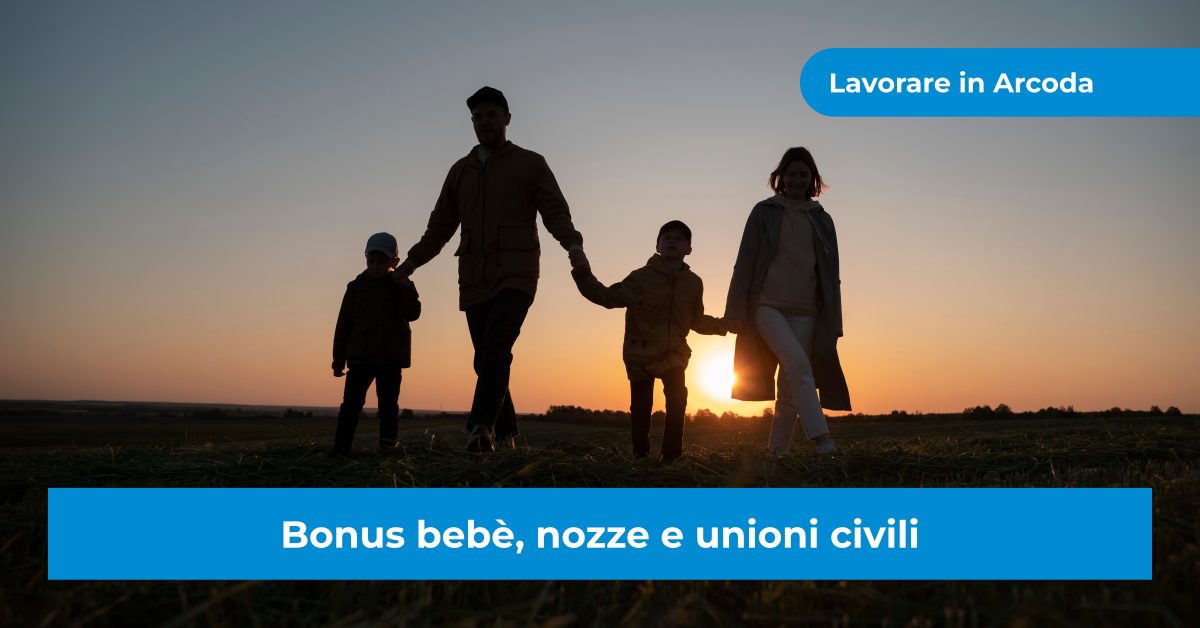 Bonus bebè, nozze e unioni civili